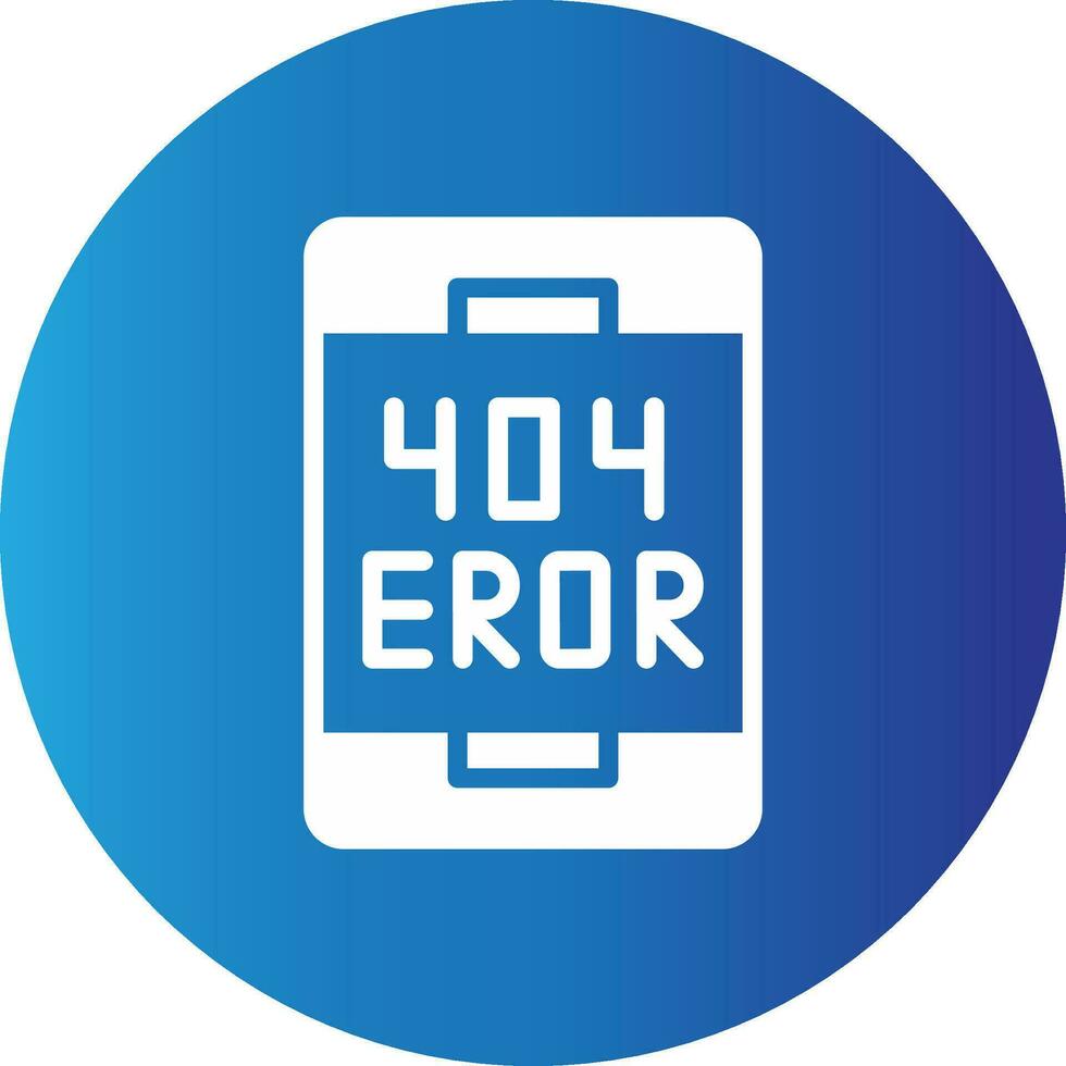 Error Creative Icon Design vector
