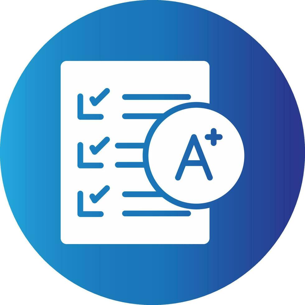 Grades Creative Icon Design vector