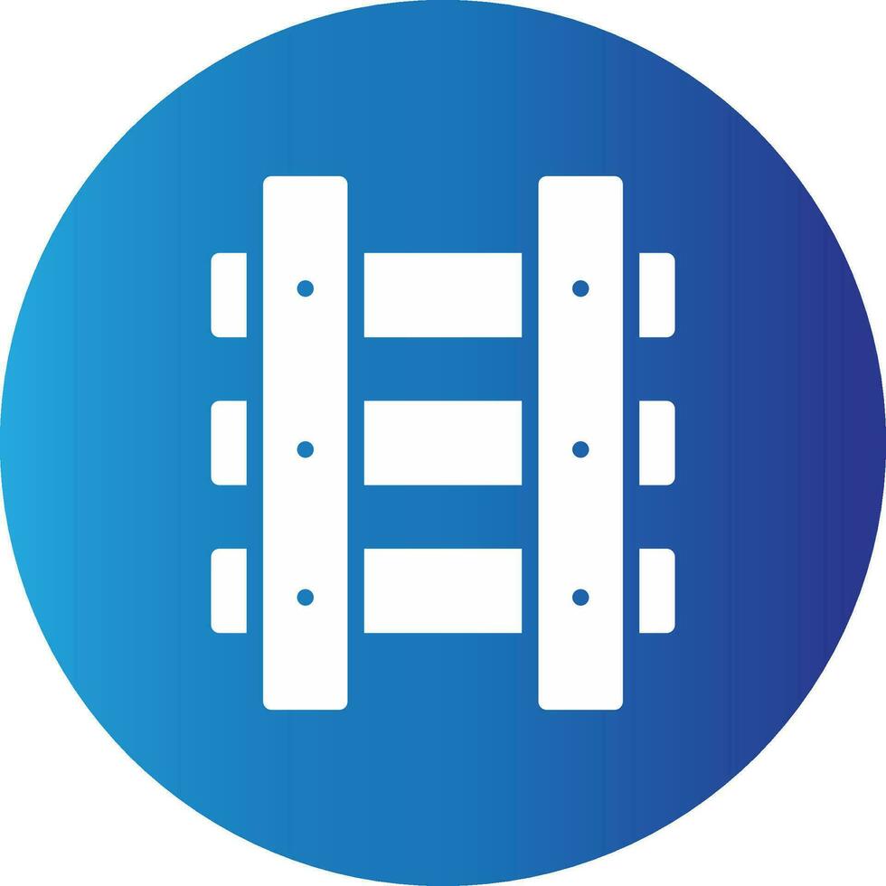 Train Tracks Creative Icon Design vector