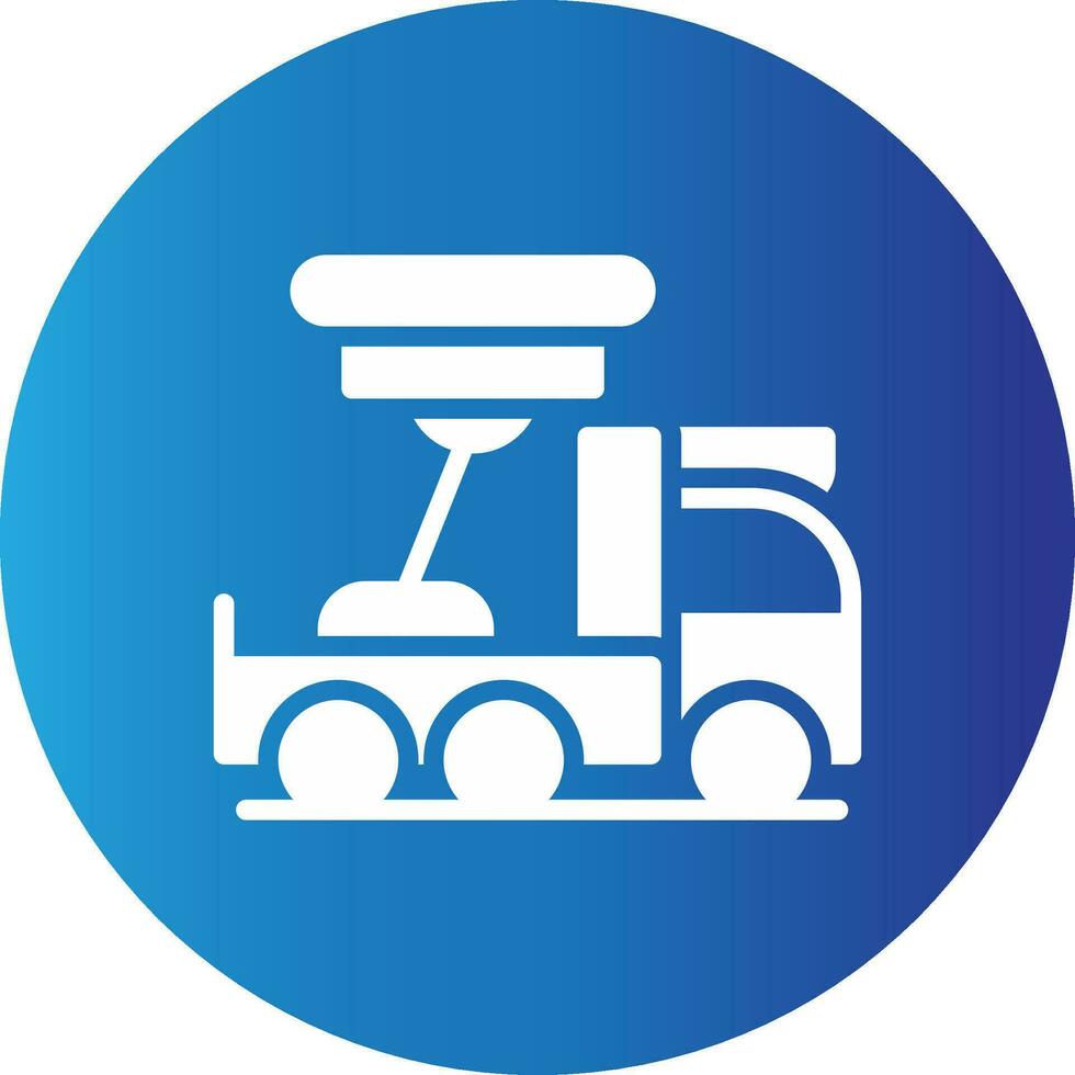 Ladder Truck Creative Icon Design vector