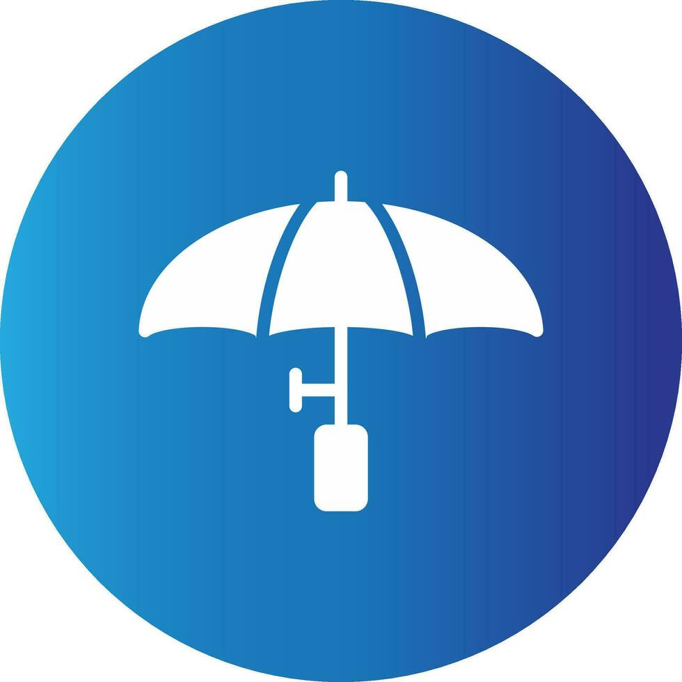 Umbrella Creative Icon Design vector