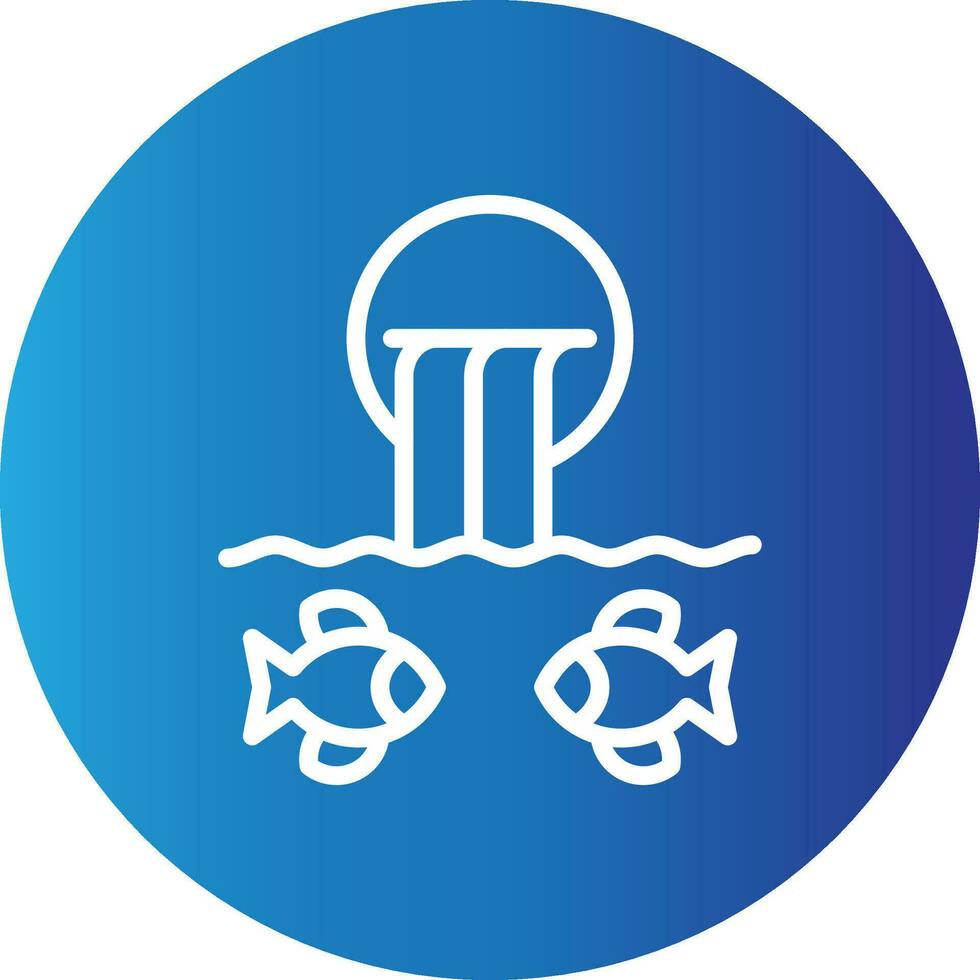 River Fishing Creative Icon Design vector