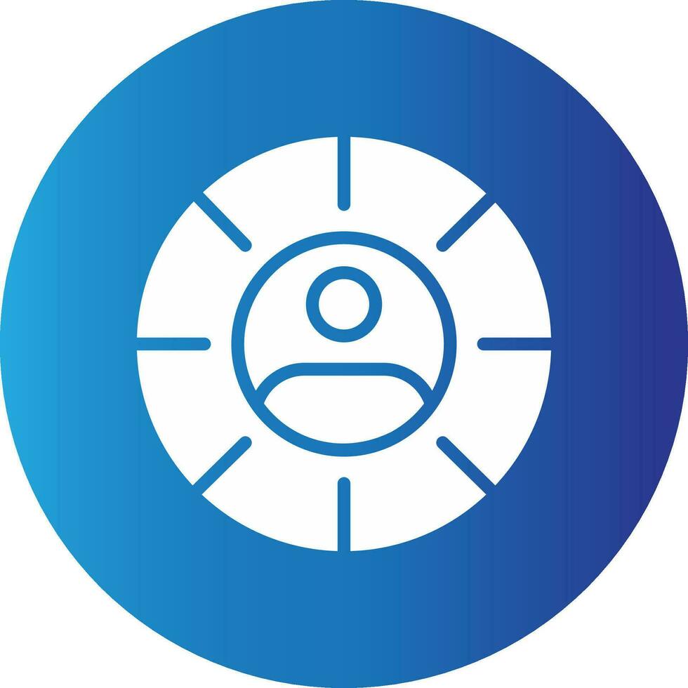 Targeting Creative Icon Design vector