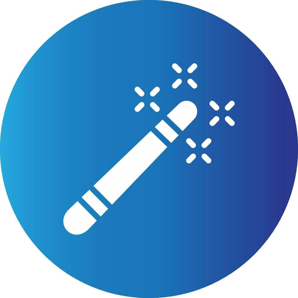 Magic Stick Creative Icon Design vector