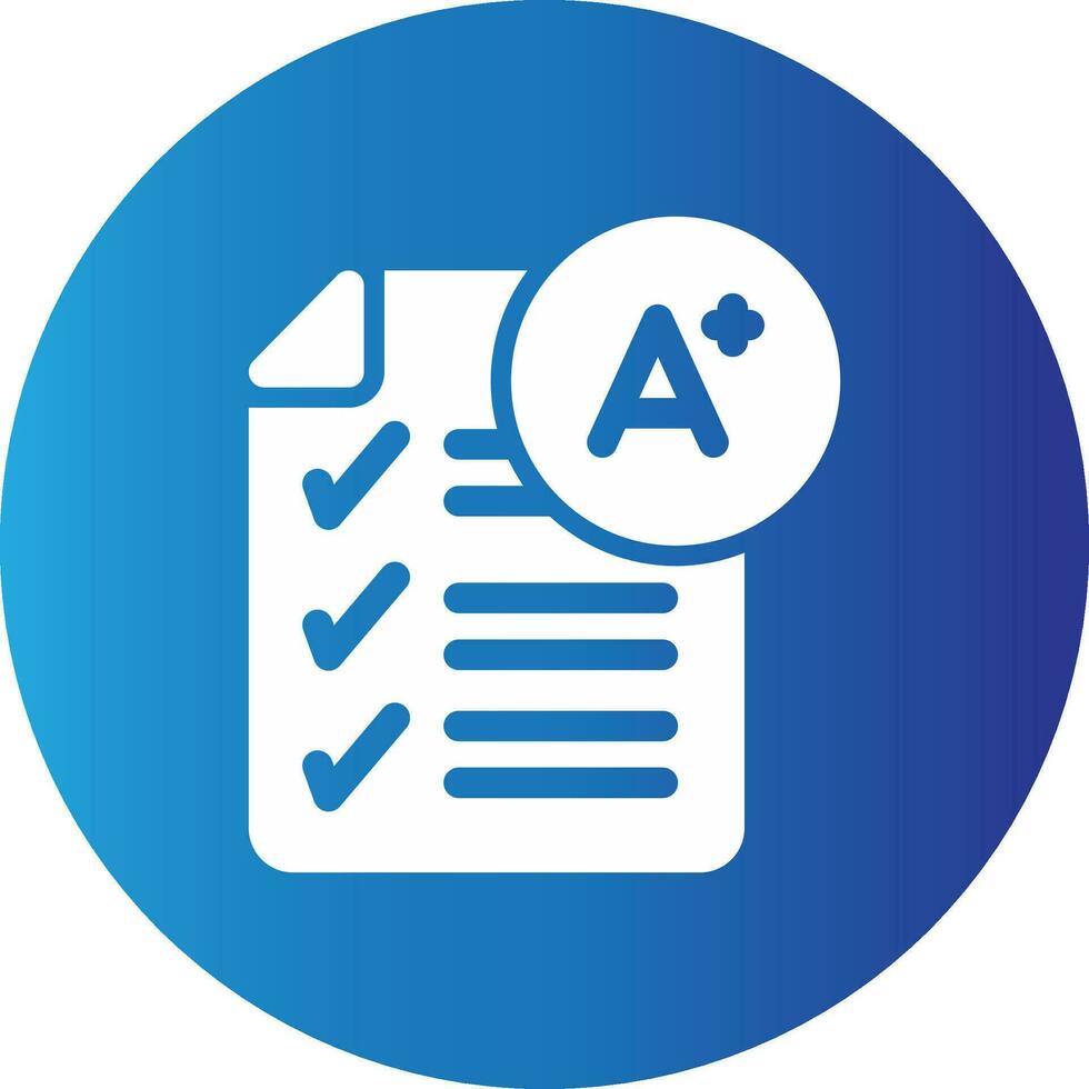 Grade Creative Icon Design vector