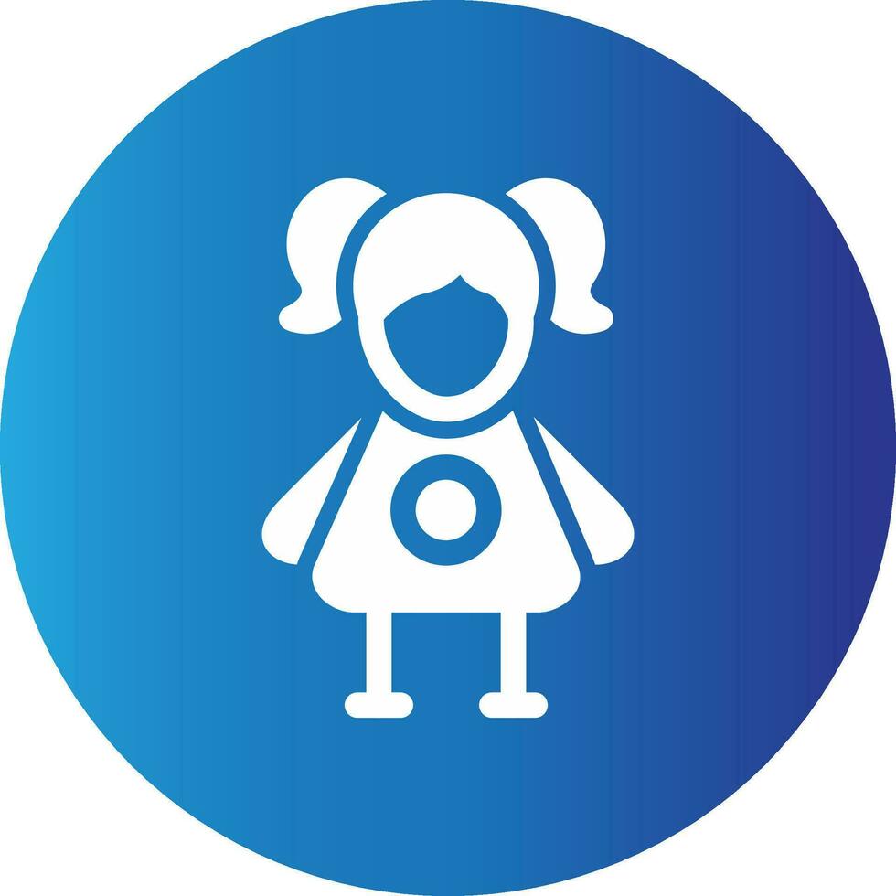 Doll Creative Icon Design vector