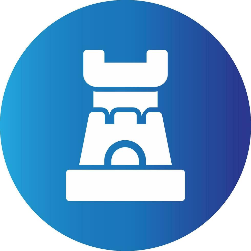 Castle Creative Icon Design vector