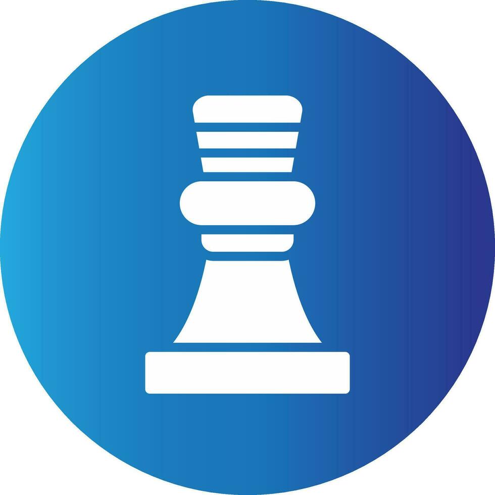 Chess Game Creative Icon Design vector