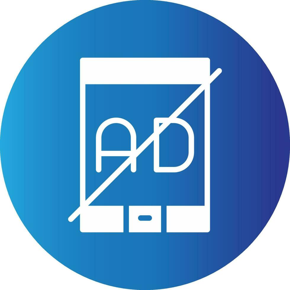GLYPH Gradient Circle vector