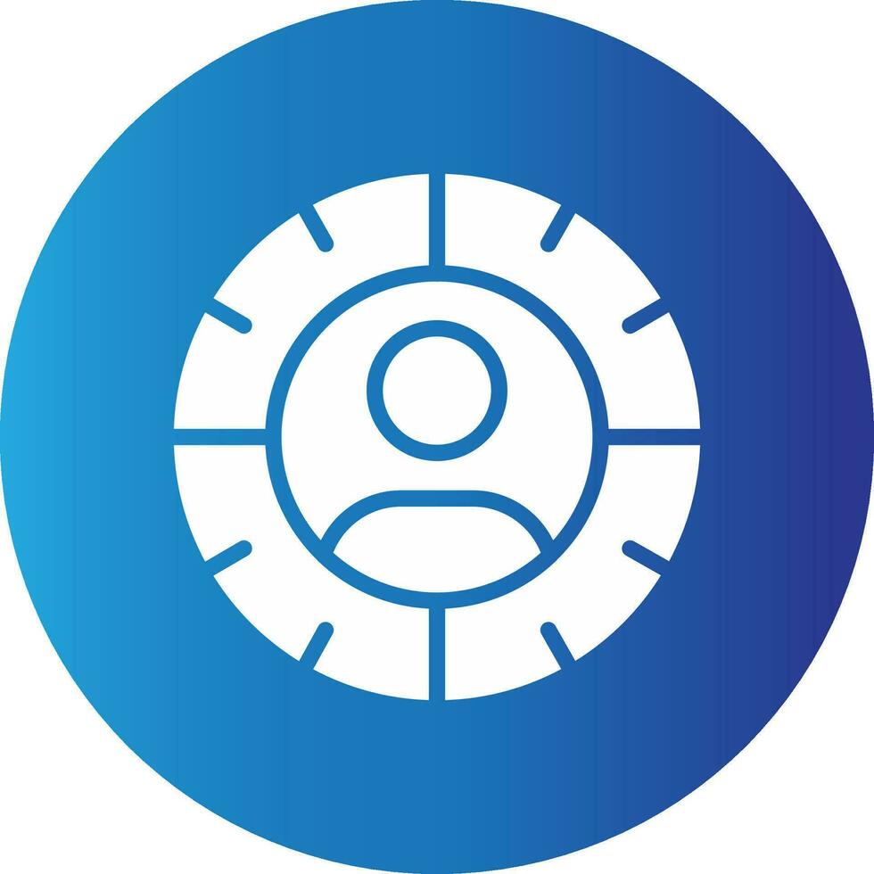 Target Audience Creative Icon Design vector