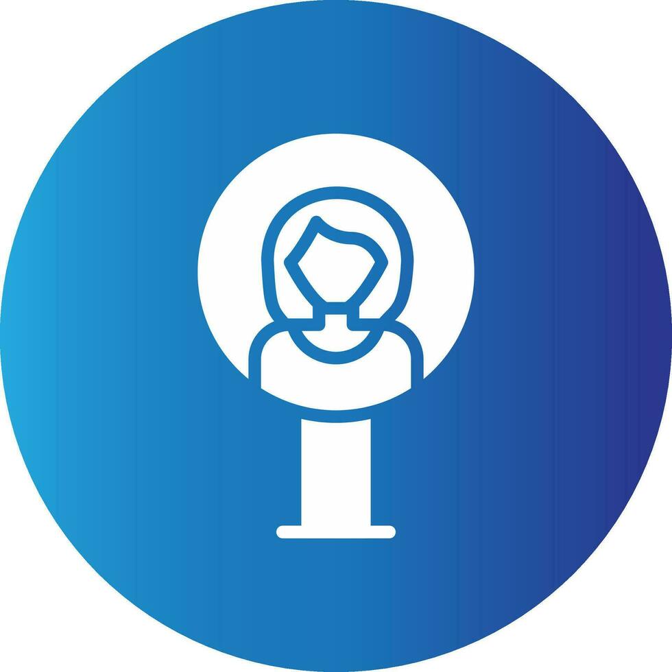 User Placeholder Creative Icon Design vector
