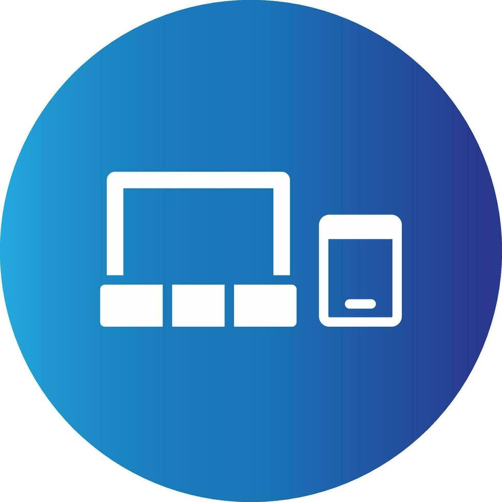 Graceful Degradation Creative Icon Design vector