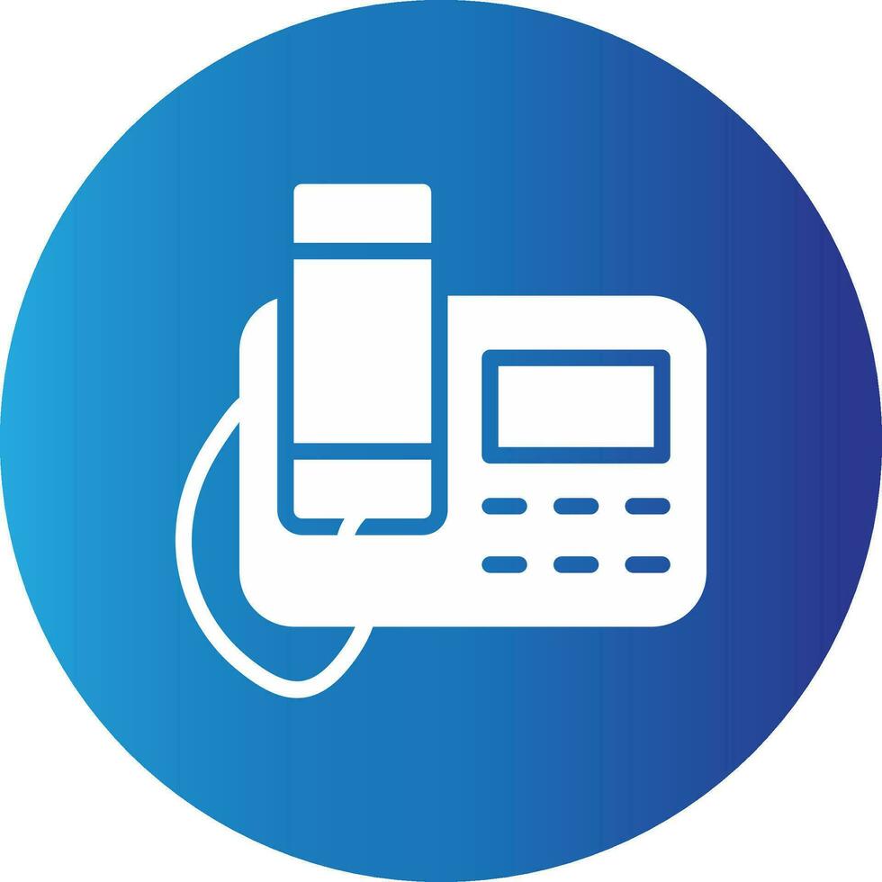 Telephone Creative Icon Design vector