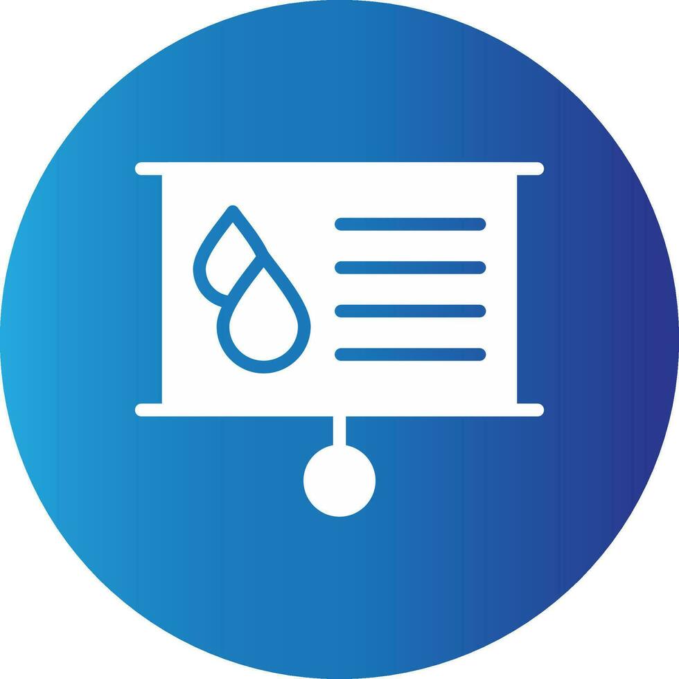 Water Class Creative Icon Design vector