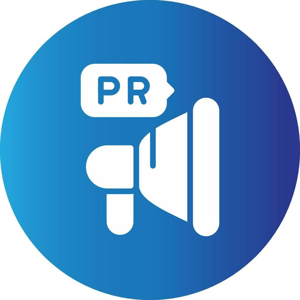 Public Relations Creative Icon Design vector