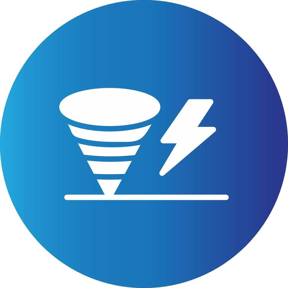 Tornado Creative Icon Design vector