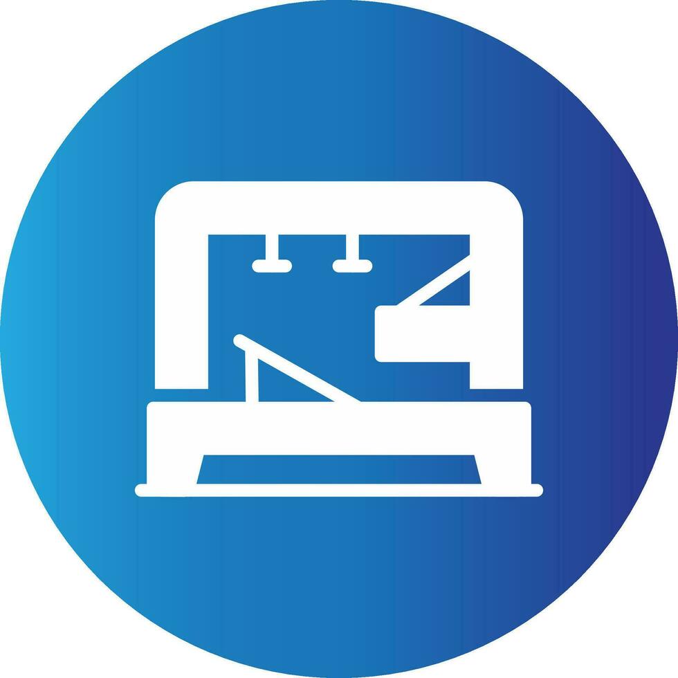 Pilates Tower Creative Icon Design vector
