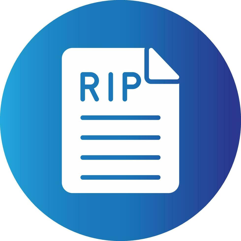 Death Certificate Creative Icon Design vector