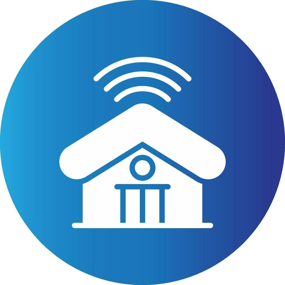 Smart Home Creative Icon Design vector