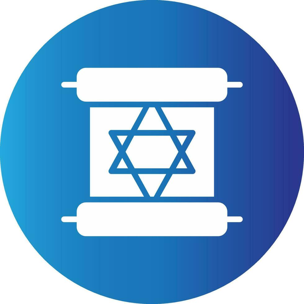 Scroll torah Creative Icon Design vector