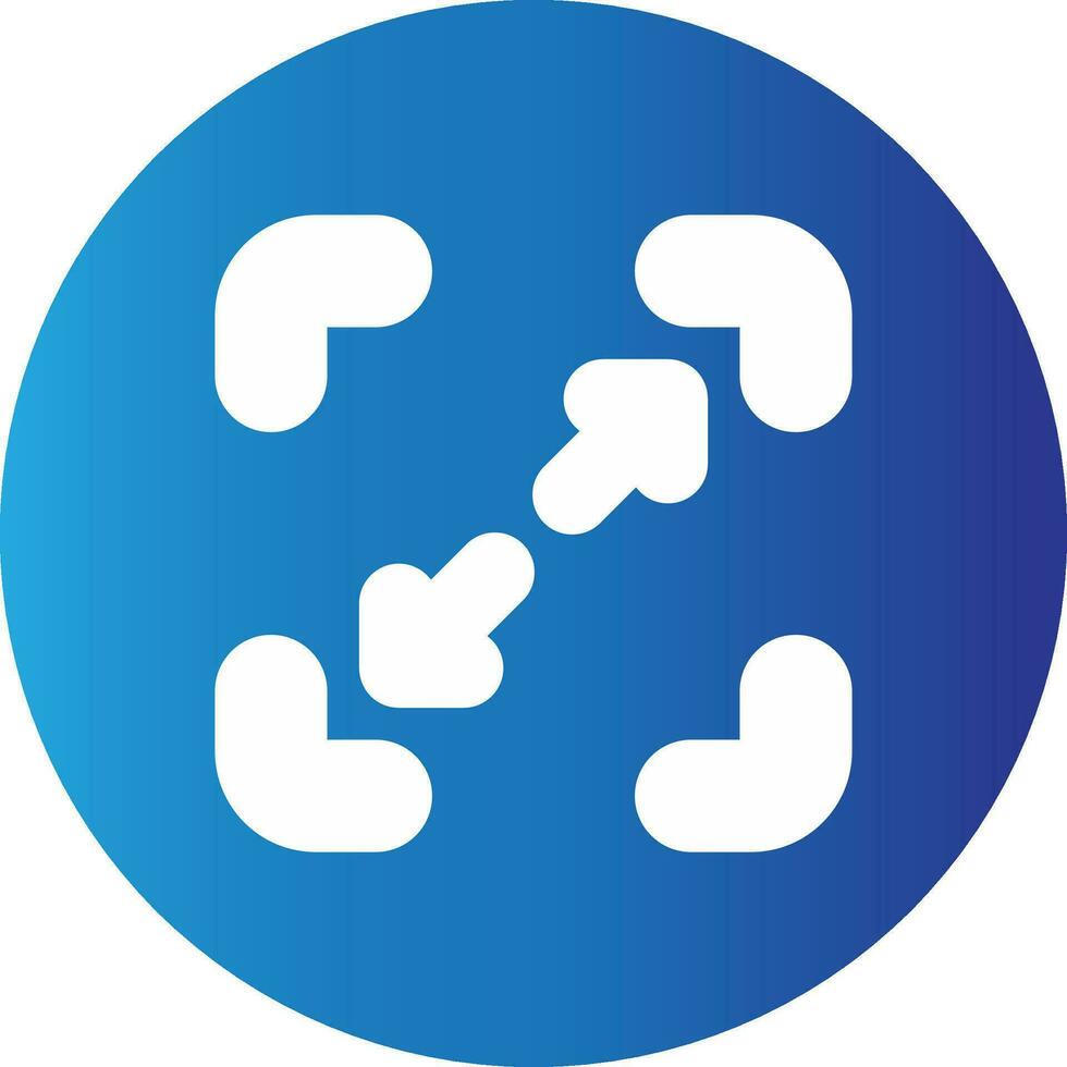 GLYPH Gradient Circle vector