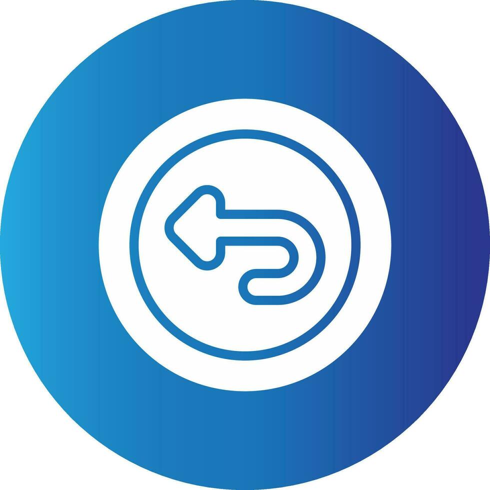 Undo Creative Icon Design vector