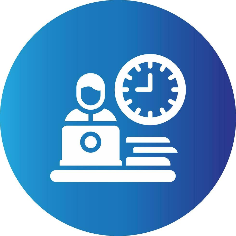 Work Habits Creative Icon Design vector