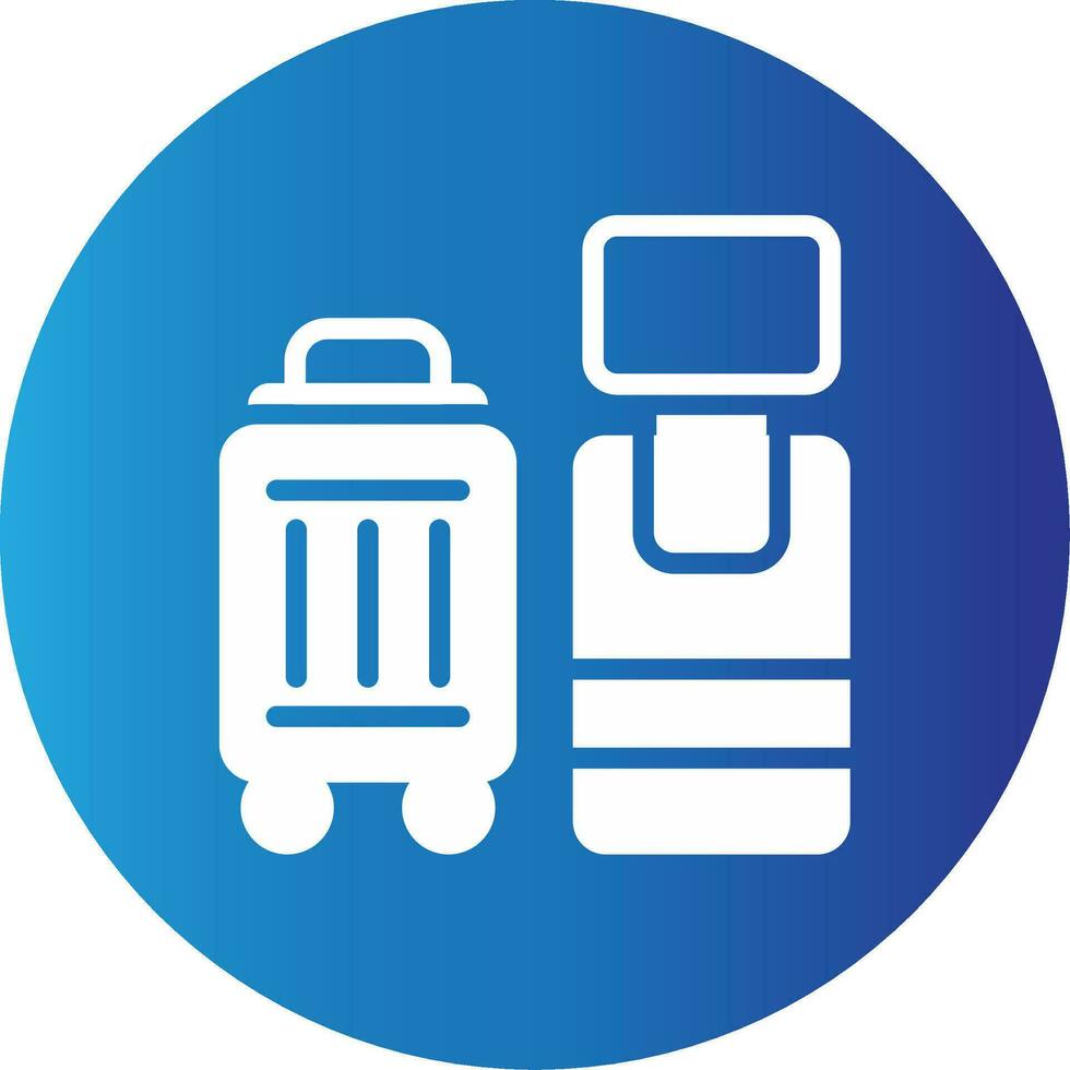 Self Check In Creative Icon Design vector
