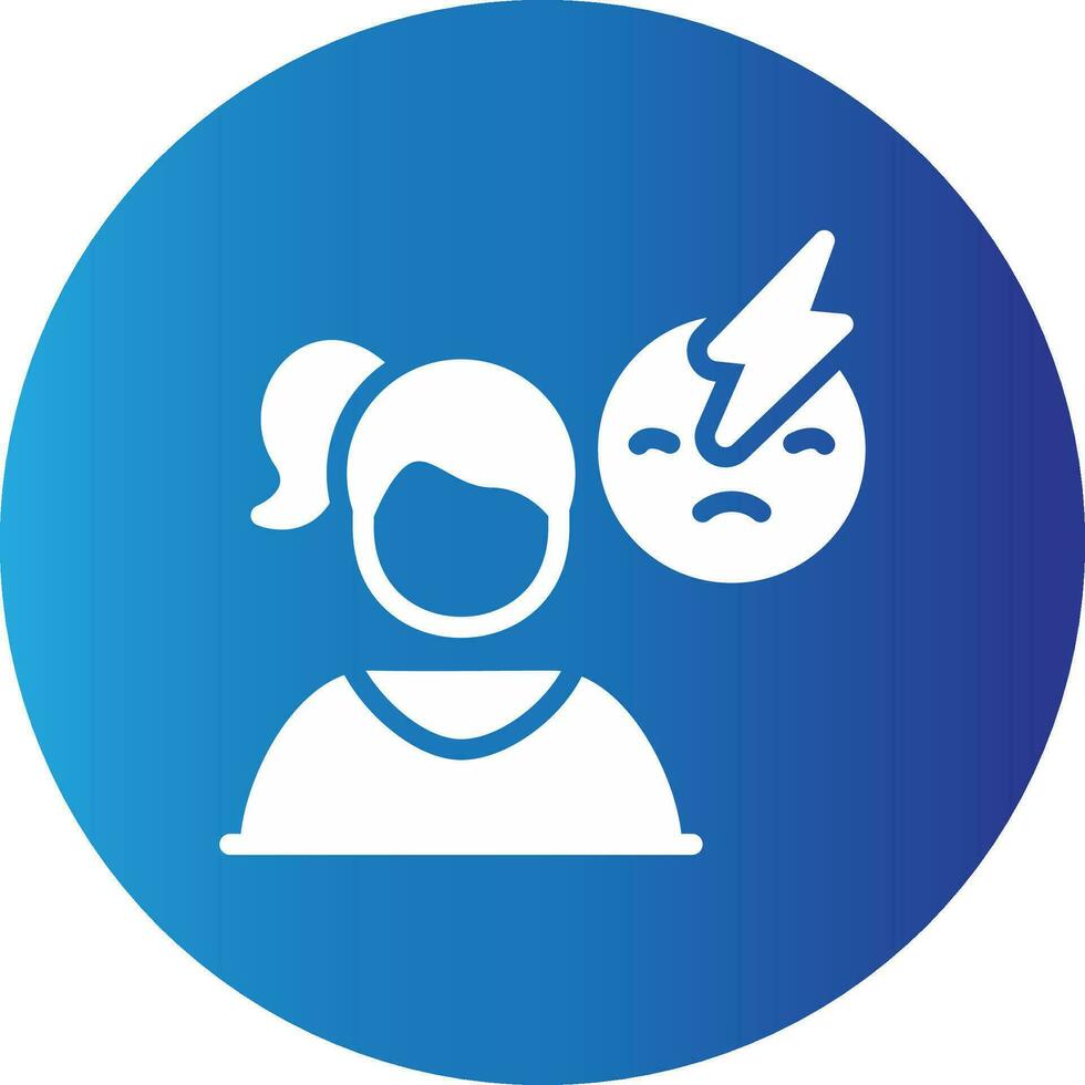 Emotional Abuse Creative Icon Design vector