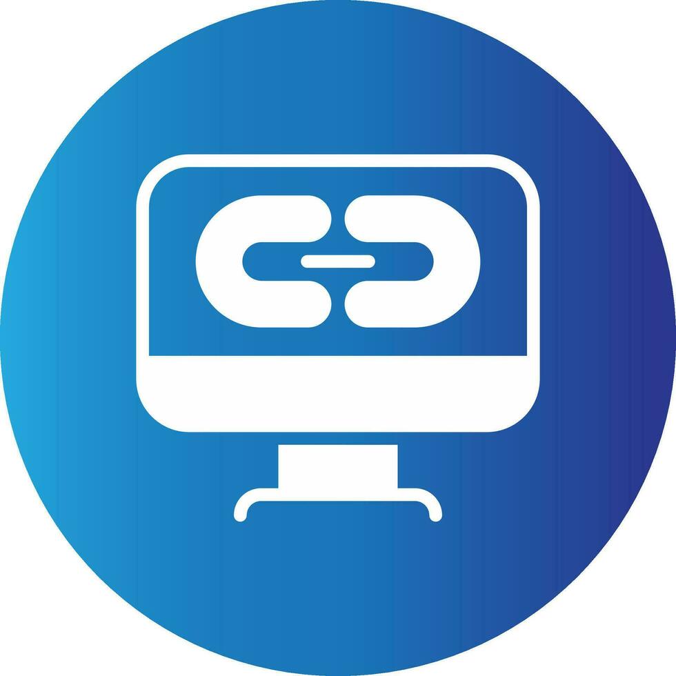 Link Creative Icon Design vector