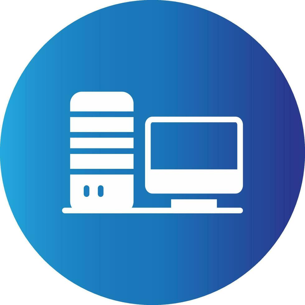 Computer Creative Icon Design vector