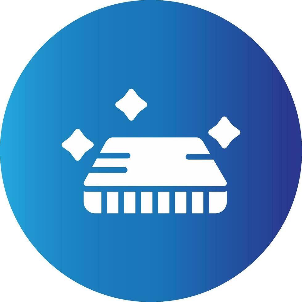 Mattress Cleaning Creative Icon Design vector