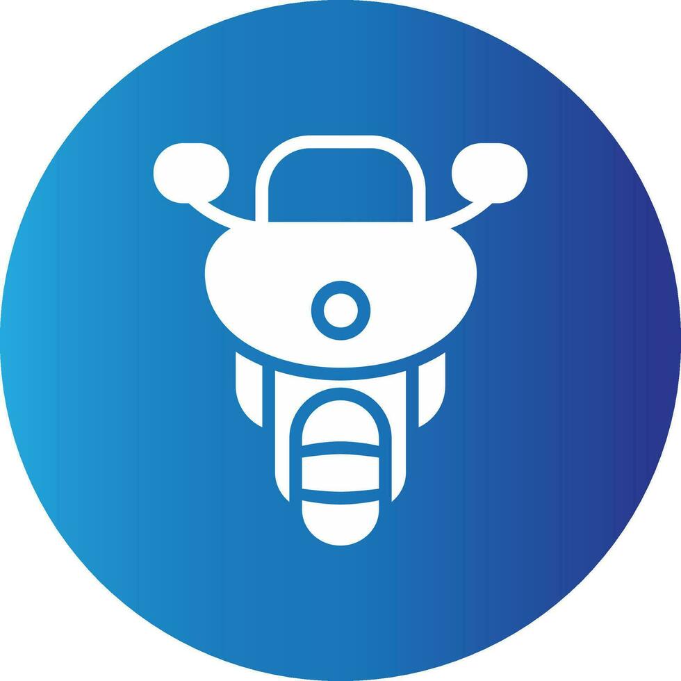 Motorbike Creative Icon Design vector