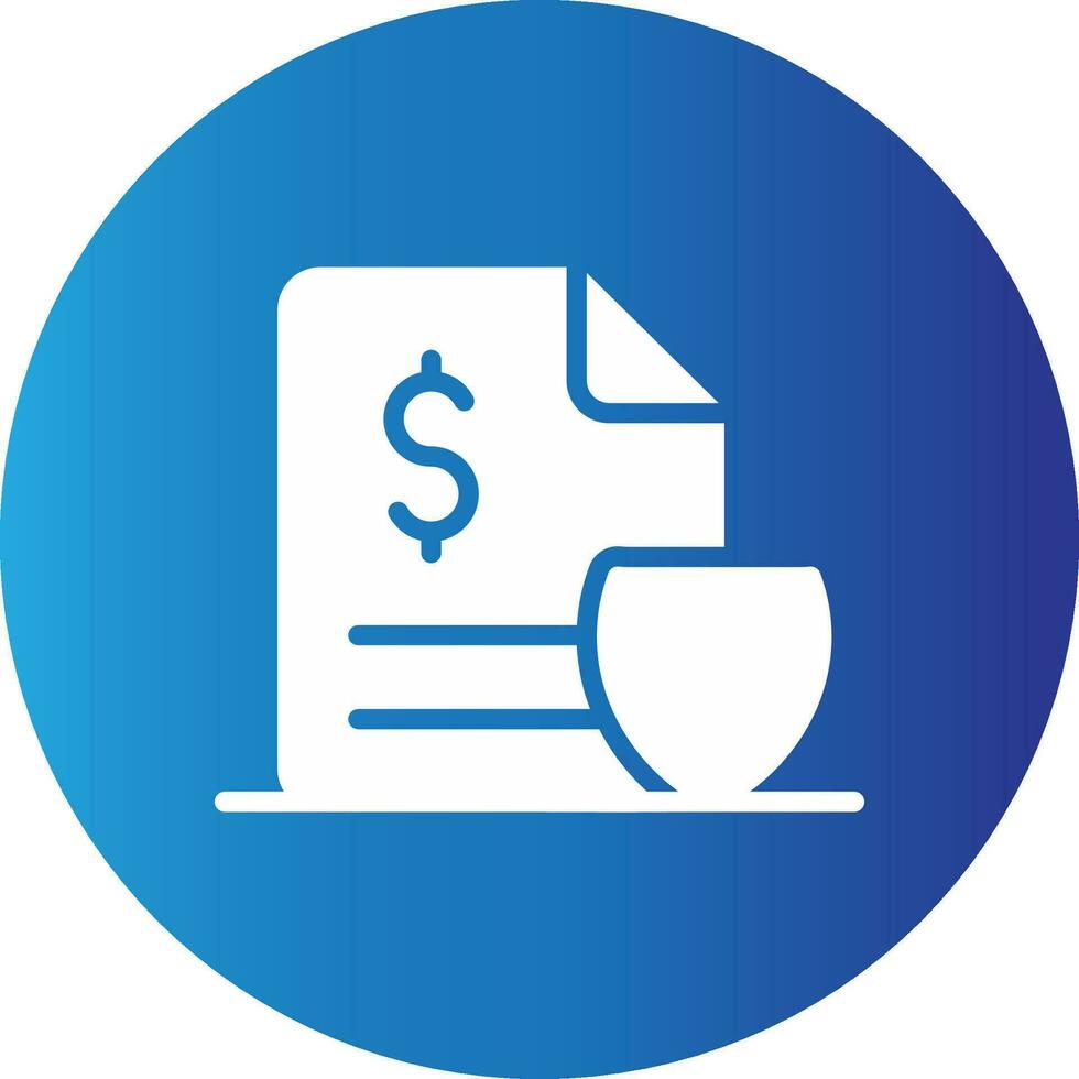 Documentation Fee Creative Icon Design vector