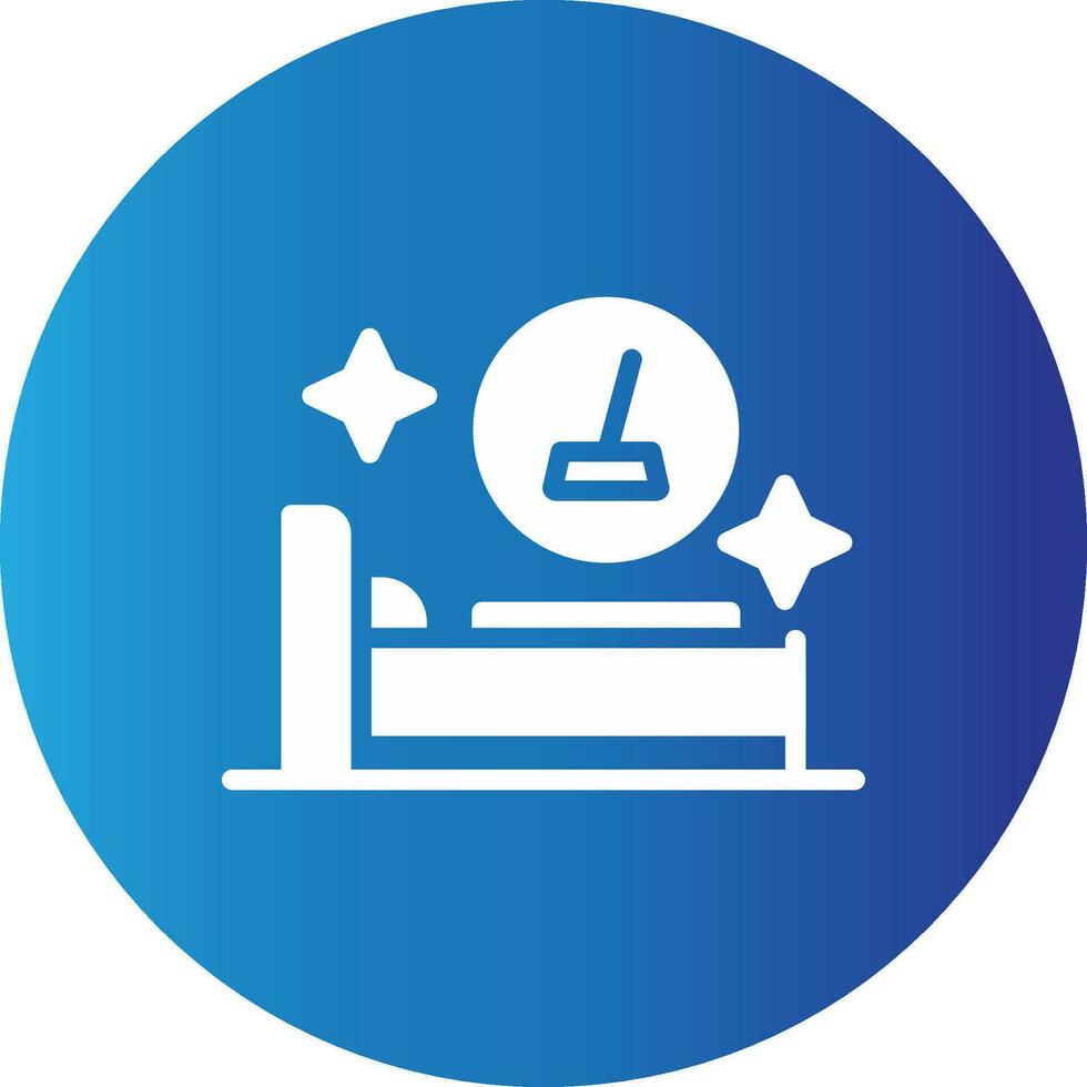 Airbnb Cleaning Creative Icon Design vector