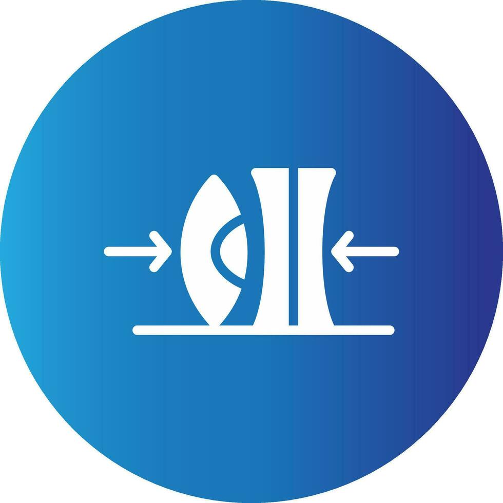 High Index Lenses Creative Icon Design vector