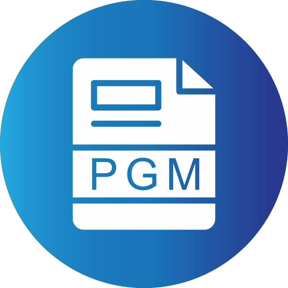 PGM Creative Icon Design vector
