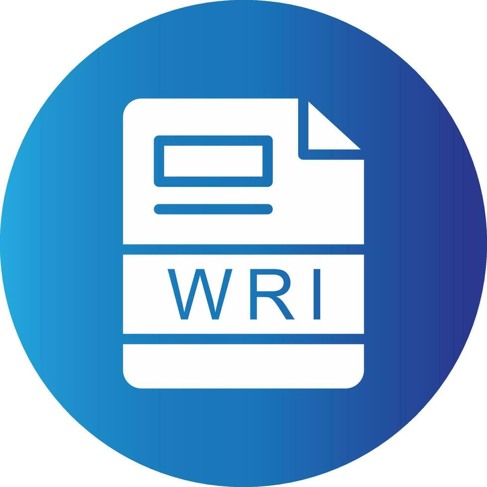 WRI Creative Icon Design vector