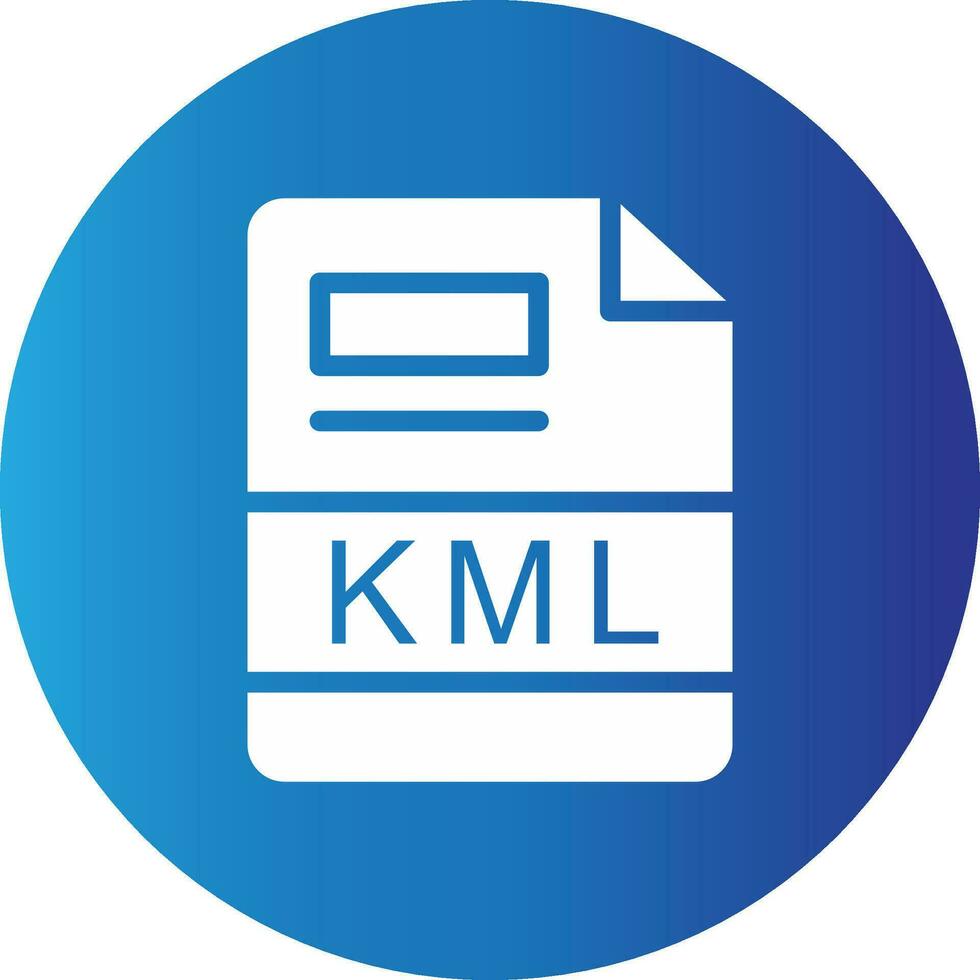 KML Creative Icon Design vector