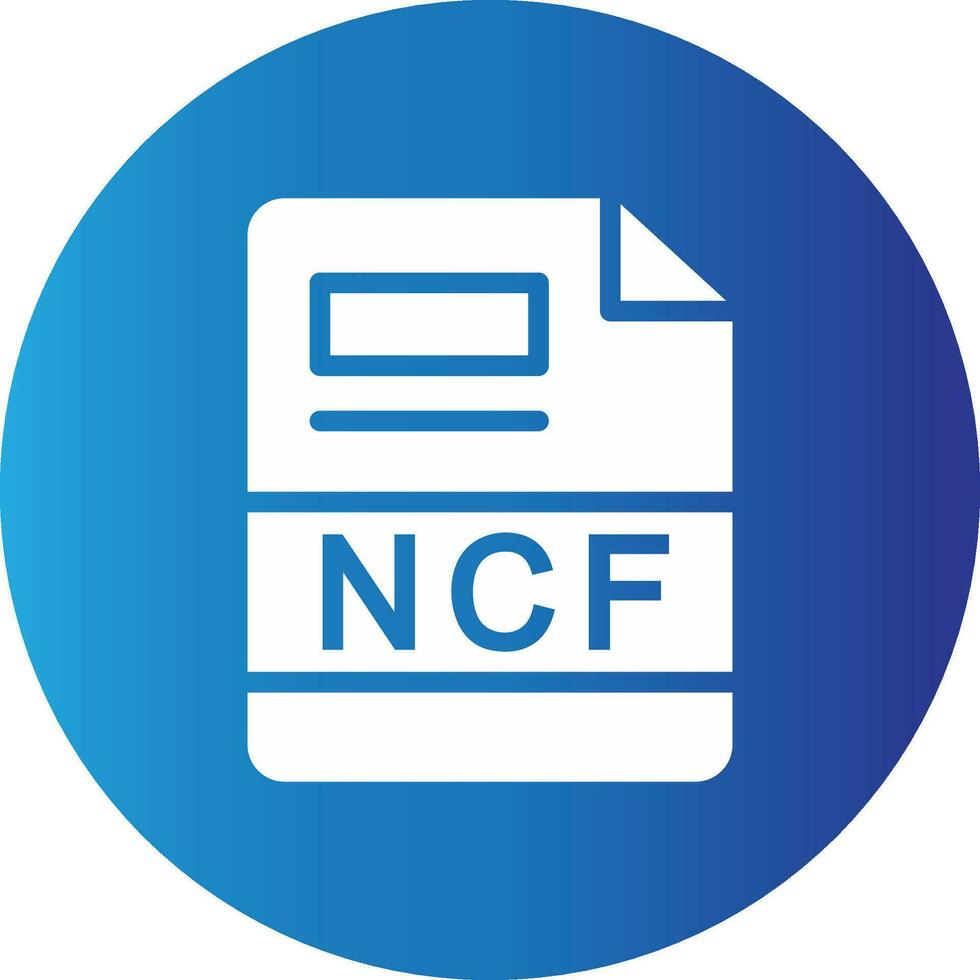 NCF Creative Icon Design vector