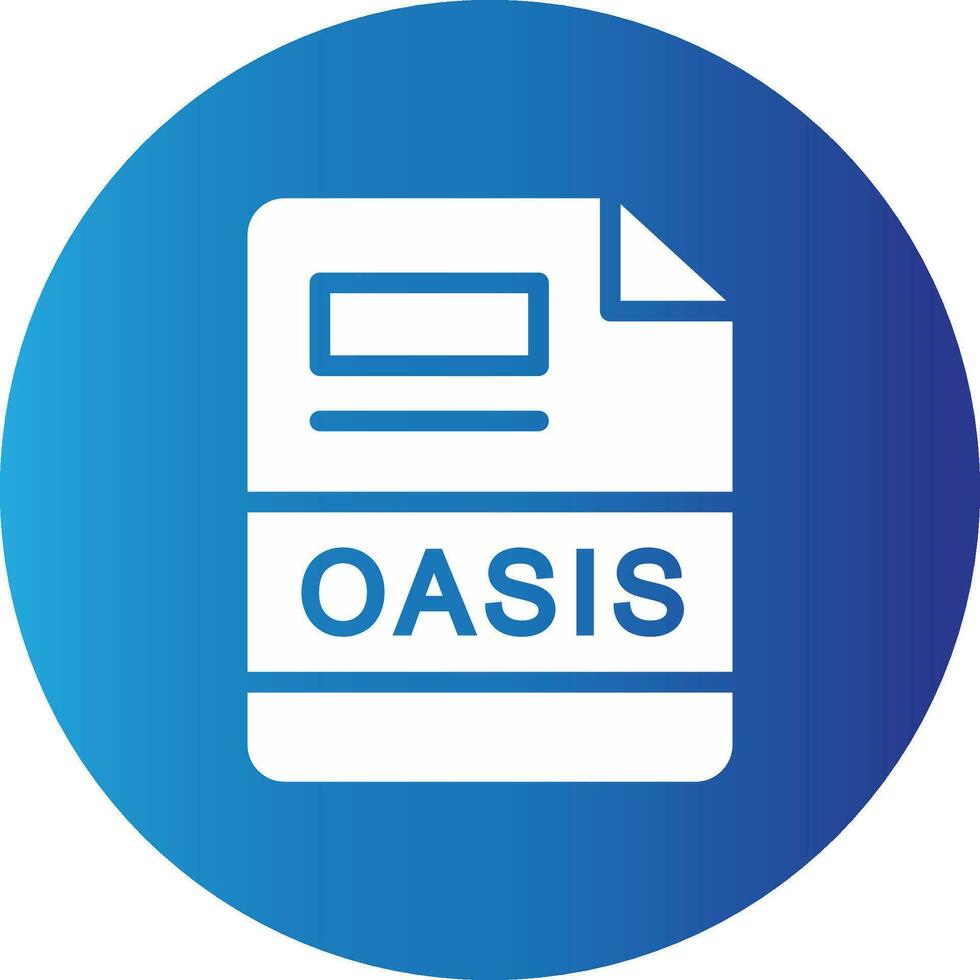 OASIS Creative Icon Design vector