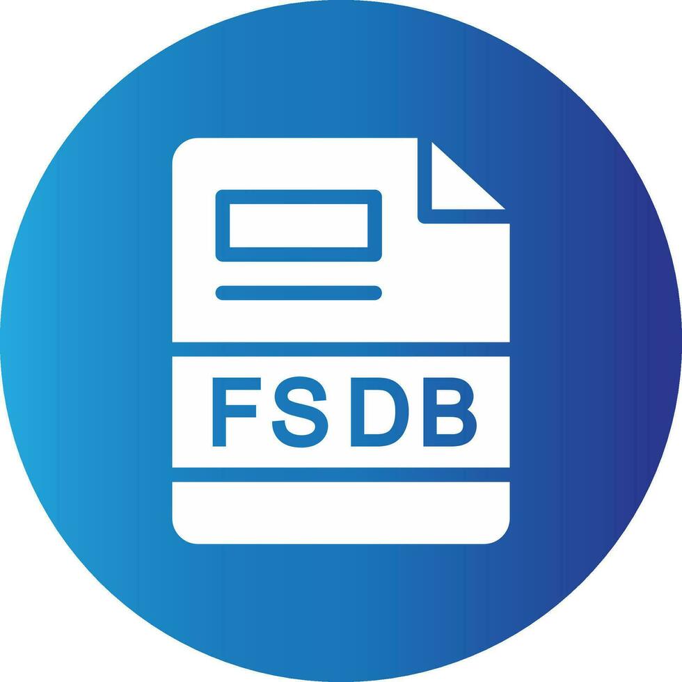 FSDB Creative Icon Design vector