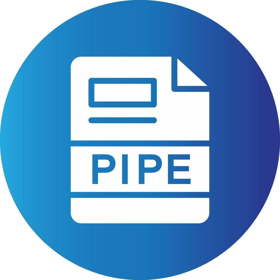 PIPE Creative Icon Design vector