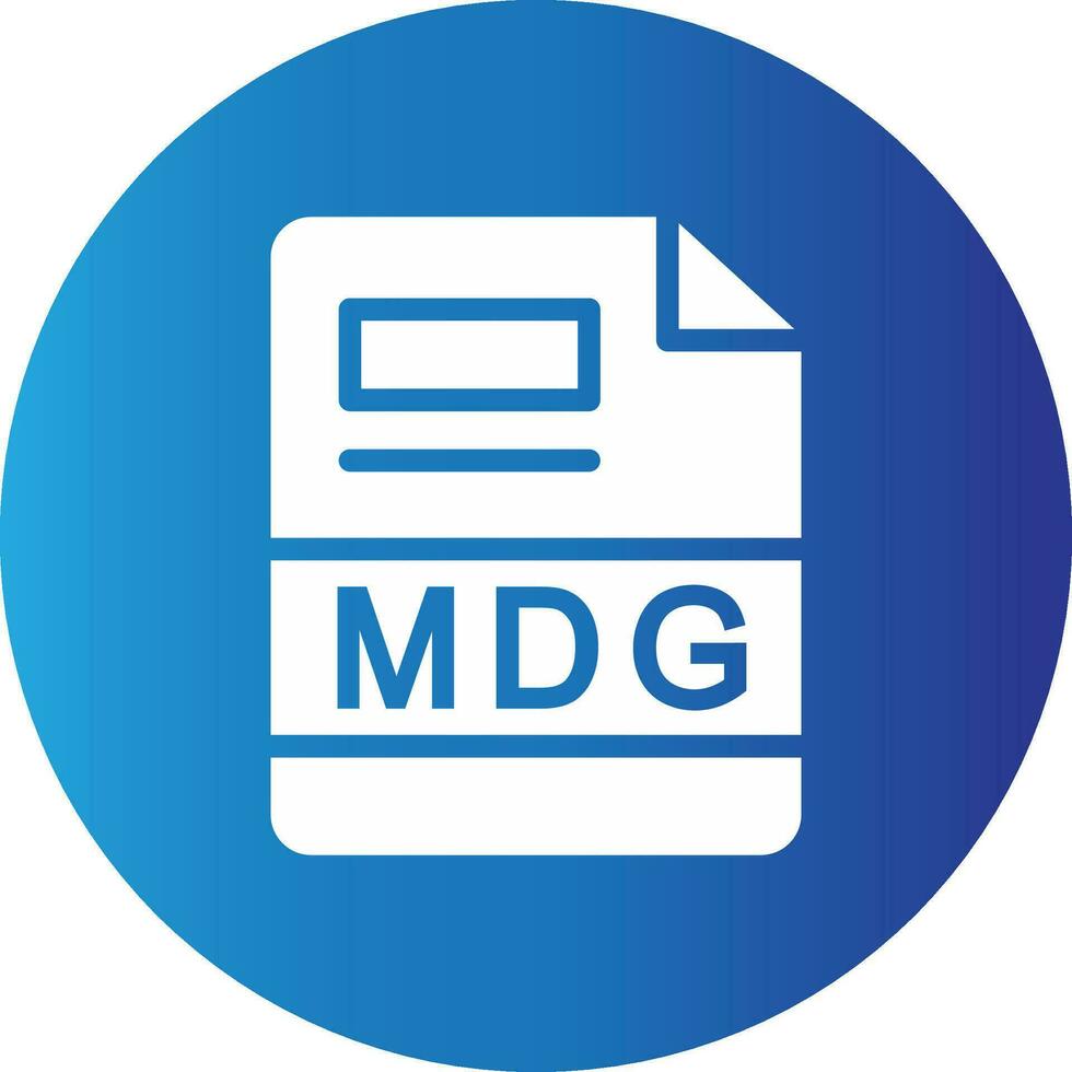 MDG Creative Icon Design vector
