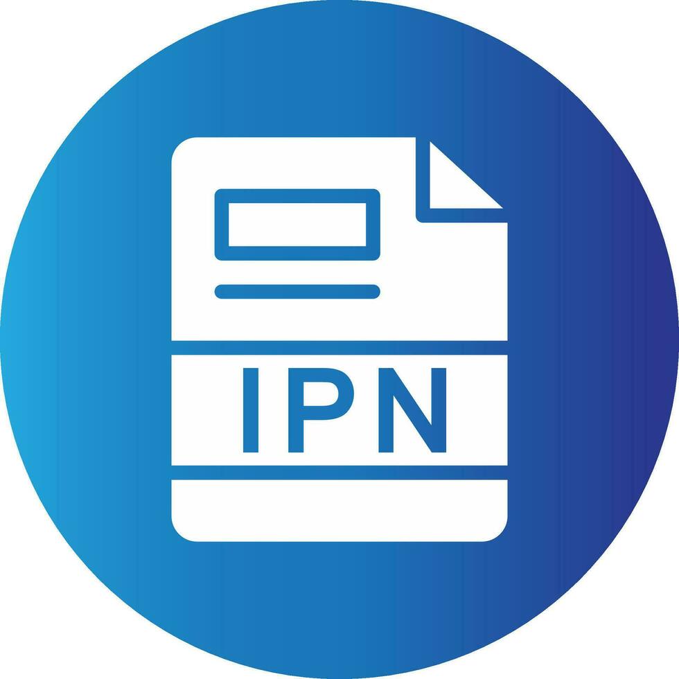 IPN Creative Icon Design vector