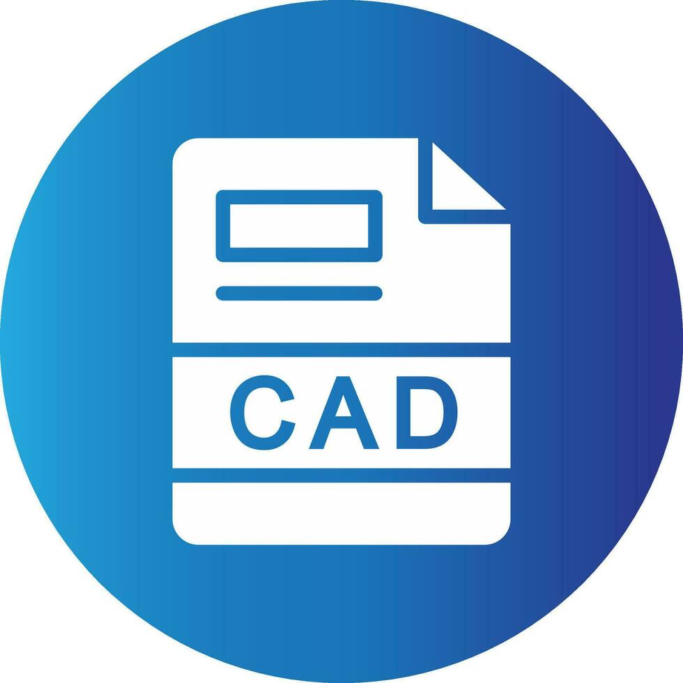 CAD Creative Icon Design vector