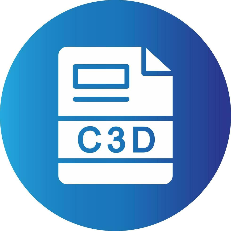 c3d creativo icono diseño vector