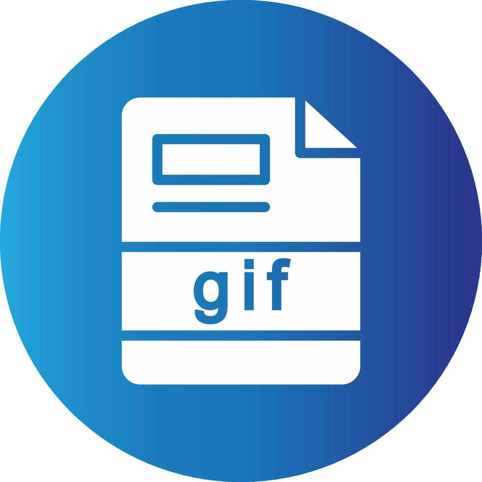 gif Creative Icon Design vector