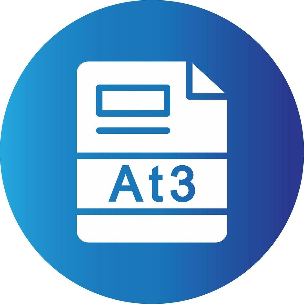 AT3 Creative Icon Design vector