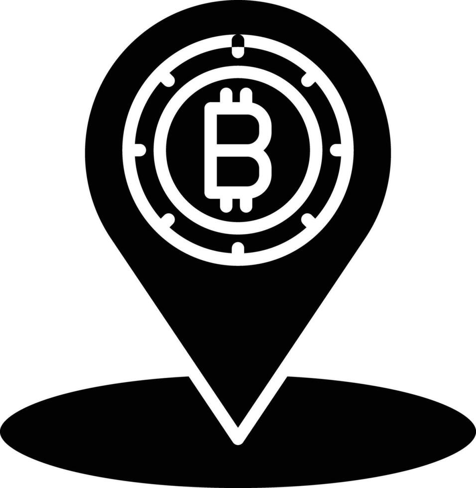 User Location solid and glyph vector illustration